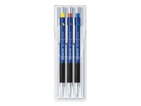 STAEDTLER Mars micro 775 - Mekanisk blyant - B - retraktil - med viskelær (en pakke 3)