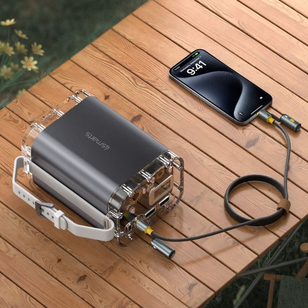 4smarts 541240, 1,5 m, USB C, USB C, USB 3.2 Gen 1 (3.1 Gen 1), 480 Gbit/sek, Svart, Gul