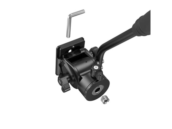 SmallRig CT180, 3 jalkoja, musta, Harmaa, 183 cm, 1,7 kg