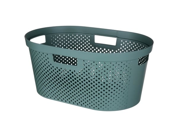 Tvättkorg Curver Infinity Recycled 40 L grön
