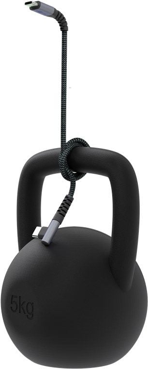 Goobay 64658, 0,5 m, USB C, USB C, USB 2.0, Svart, Grå