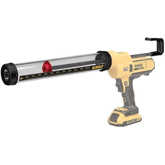 DEWALT DCE5801-XJ massapuristimen putki 300–600 ml, läpinäkyvä