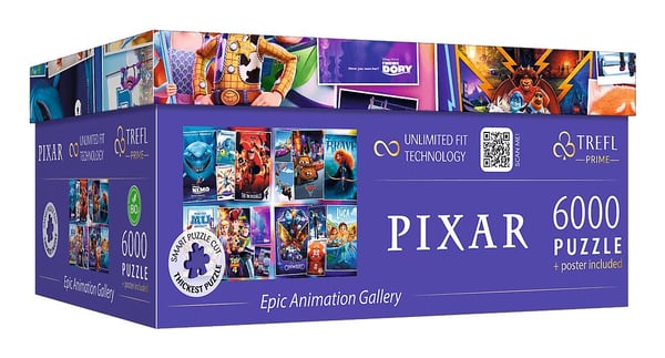 Trefl PRIME Pixar, 6000 stykker, Tegneserier, 12 år