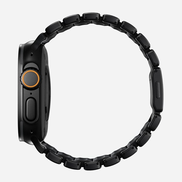 Nomad Stratos Band, Band, Smartklokke, Svart, Apple, Ultra 1-11 and SE, Titan
