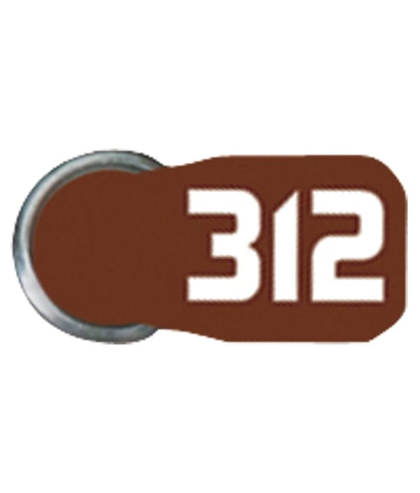 Energizer kuulokoje ENR 312 - Paristo 8 x PR41 - sinkki-ilma - 160 mAh - ruskea