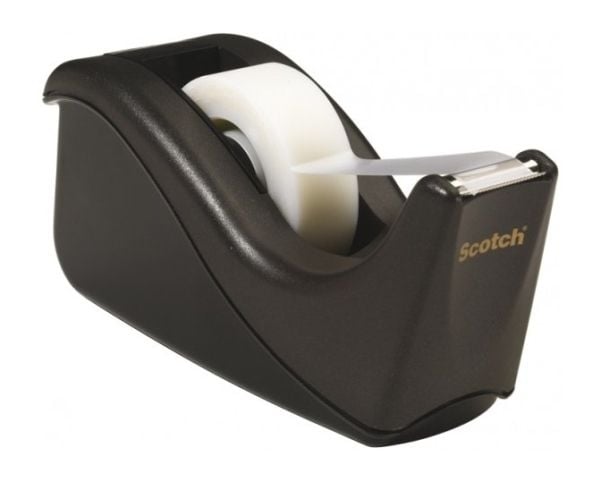 Scotch C60-BK, 1,91 cm, 38,1 m, Sort, 1 stykker, 1 stykker