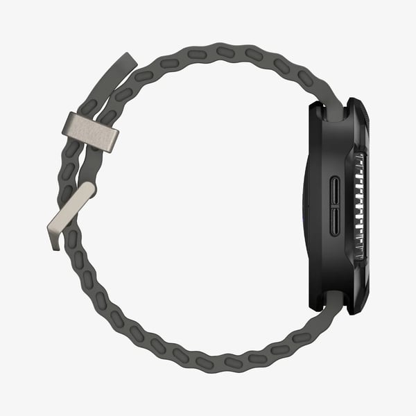 Spigen Liquid Air, Ask, Smartwatch, Svart, Samsung, Watch 8 Classic (46mm), Termoplastisk polyuretan (TPU)