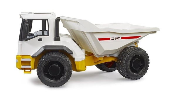 Bruder Roadmax 03420 leikkikippiauto 1:16, keltainen/valkoinen