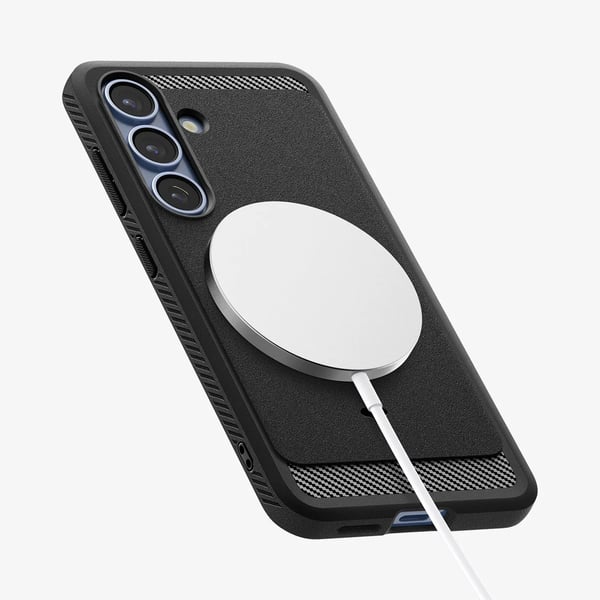 Spigen Rugged Armor, Suojus, Samsung, Galaxy S25 Plus, 17 cm (6.7"), musta
