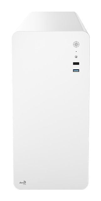 AeroCool CS-110-S-WT-v1 PC-kabinett Micro-ATX/Mini-ITX, hvitt