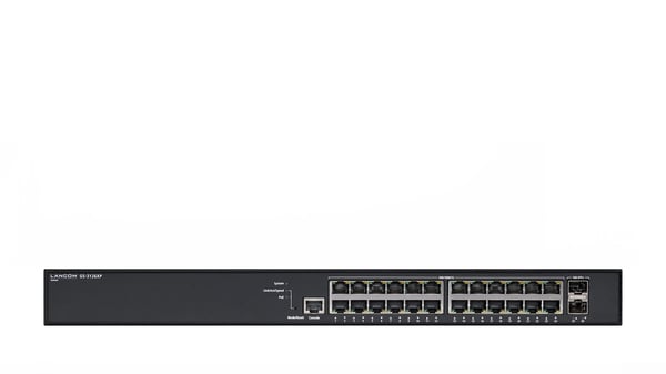 LANCOM GS-3126XP - Switch - L3 Lite - Styrt - 24 x 10/100/1000 (PoE+) + 2 x 10 Gigabit SFP+ (opplenke) - rackmonterbar - PoE+ (185 W)