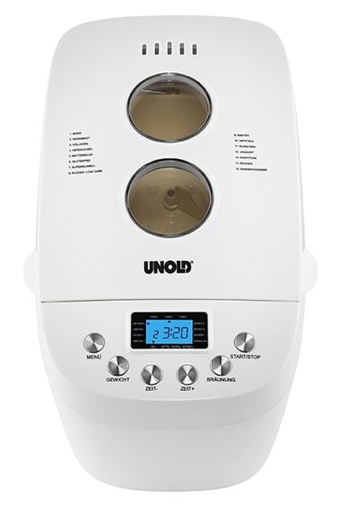 Unold 68520, 1,5 kg, Katseluikkuna, Ajastin, Säädettävä reunanruskistuksen hallinta, Pidä lämpimänä-toiminto, 850 W