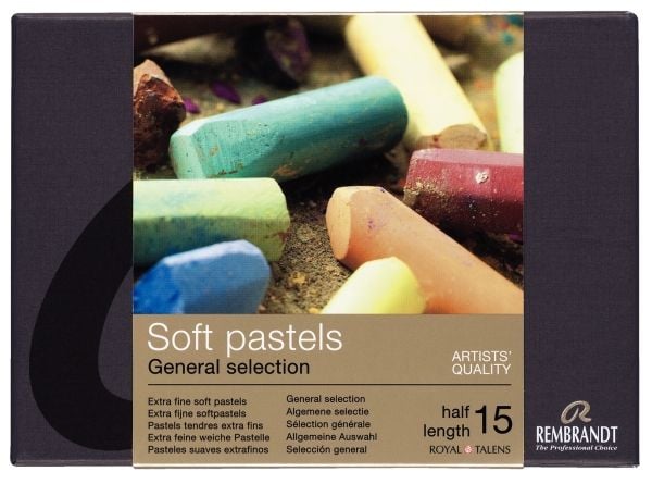 Rembrandt soft pastell set General Selection | 15 halvfärger
