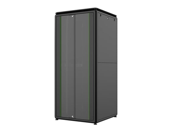 Lanview by Logon - Rack skap - 800 x 800 mm, data line - free-standing - svart, RAL 9005 - 36U - 19"