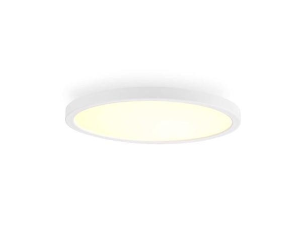Nedis SmartLife - Innertakslampa - LED - 18 W (motsvarande 60 W) - klass F - RGB/varmt till kallt vitt ljus - 2700-6500 K - rund - vit