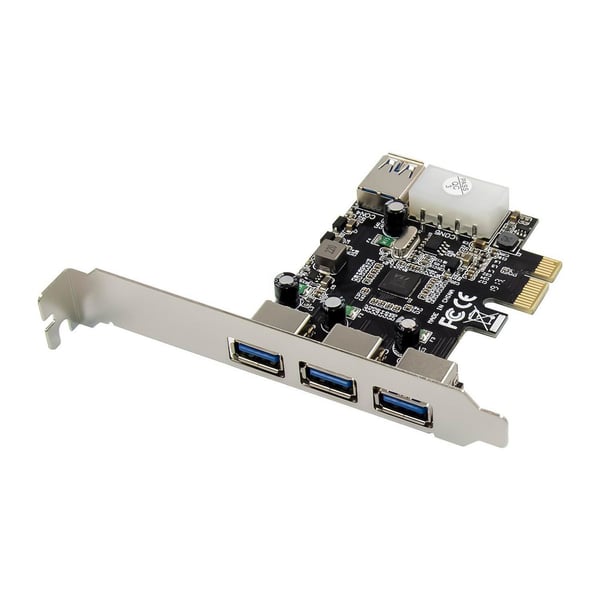 MicroConnect - USB-adapter - PCIe 2.0 - USB 3.0 x 2 + USB 3.0 (intern) x 2
