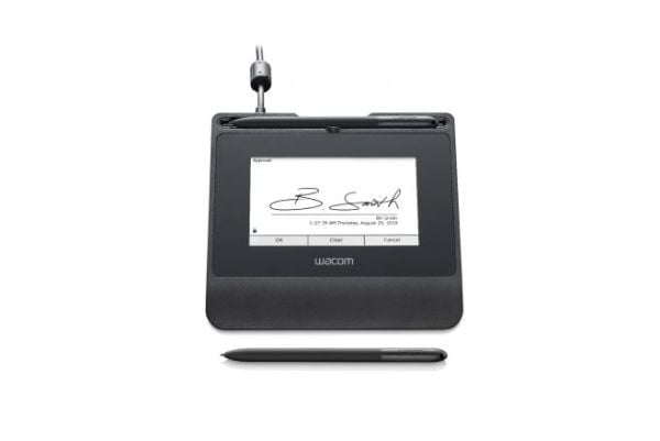 Wacom STU-540 - Signaturterminal m/ LCD-skjerm - 10,8 x 6,5 cm - elektromagnetisk - kabling - seriell, USB 2.0 - svart