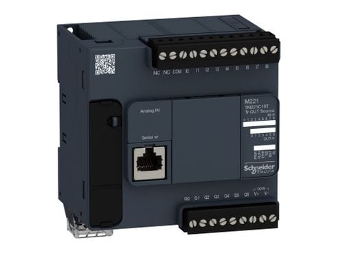 Schneider Electric TM221C16T, IP20, -10 - 55 ° C, -25 - 70 ° C, 95 mm, 70 mm, 90 mm
