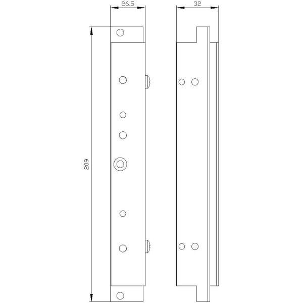 Siemens 8GK97110KK00 Sammelschiene 1 St., 100 mm, 250 mm, 40 mm, 396 g