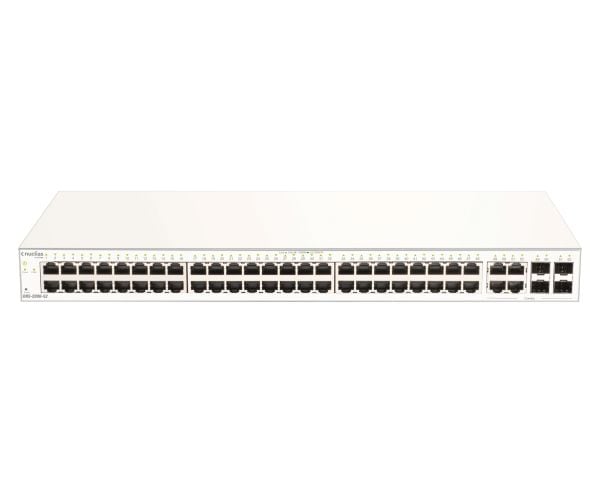 D-Link Nuclias Cloud-Managed DBS-2000-52 - Switch - 48 x 10/100/1000 + 4 x kombo-SFP