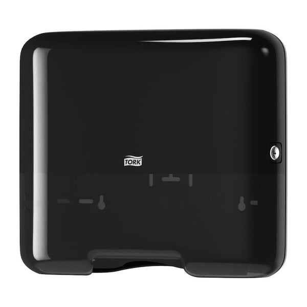 Dispenser Tork Mini H3 Singlefold, for håndklær, svart