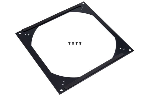 Alphacool 26302, Tuuletusritilä, Terästä, Musta, 1 tuuletin(ta), 20 cm, 200 mm