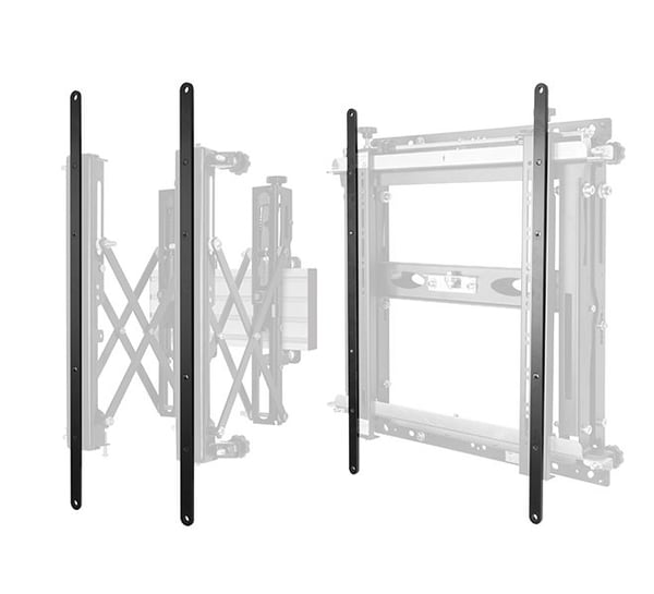 B-Tech BT7564, Käyttöliittymän sovitusvarsi, Musta, 600 x 400 mm, 620 mm, 6 mm, 20 mm
