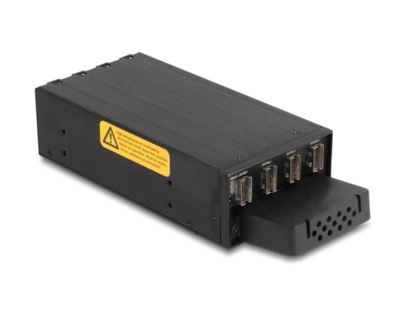 DeLOCK 47126, Stativ, kiintolevyn puristin, metalli, lajittelu, LED, 0,12 m