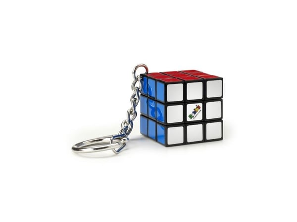 Spin Master Rubiks kube nøkkelring 3x3 Rubiks kube