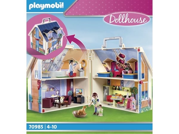 Playmobil Dollhouse 70985, Byggnad, 4 År, Multifärg, Plast