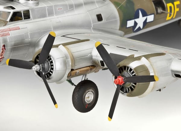 Revell B-17G Flying Fortress, Flymodell med fastvinge, Monteringssett, 1:72, B-17G Flying Fortress, Plast, Second World War