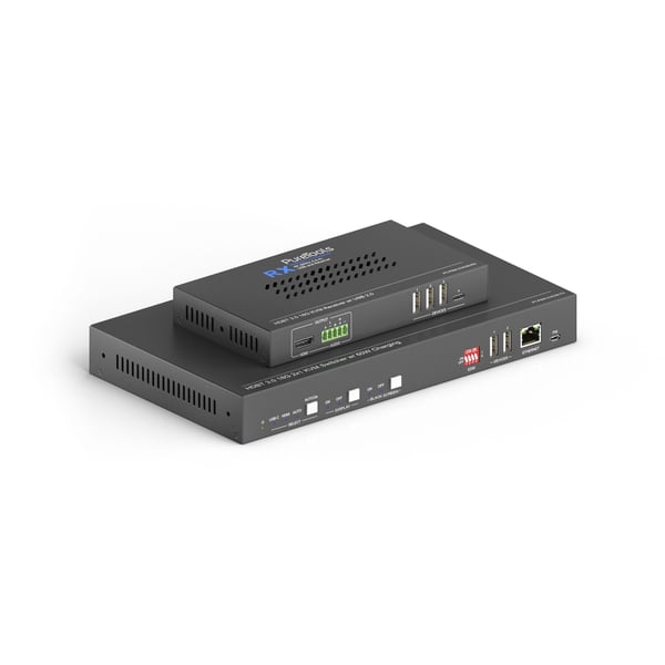 PureTools - HDBaseT 3.0 KVM Extender Set - USB-C/HDMI + USB Data ja Ethernet