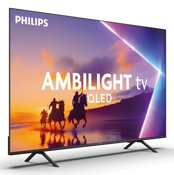 Philips 43PUS8450/12 -televisio, 43 tuumaa, QLED 4K Ultra HD, valkoinen