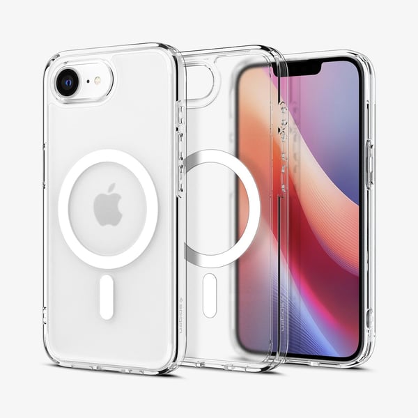 Spigen Ultra Hybrid (MagFit), Suojus, Apple, iPhone 16e, 15,5 cm (6.1"), Valkoinen