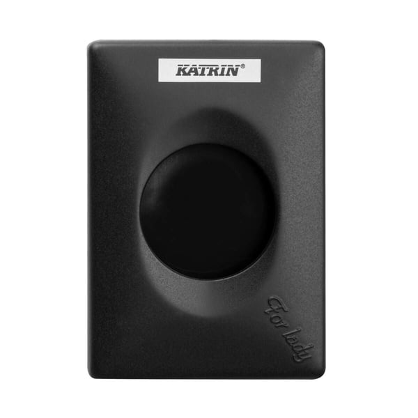 Katrin 92247, Toalettpappershållare för storpack, Svart, Akrylnitrilbutadienstyren (ABS), Plast, ISO 9001, 135 mm, 95 mm