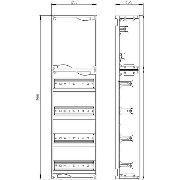 Siemens 8GK4100-6KK12, 900 mm, 265 mm, 905 mm, 165 mm, 3,6 kg