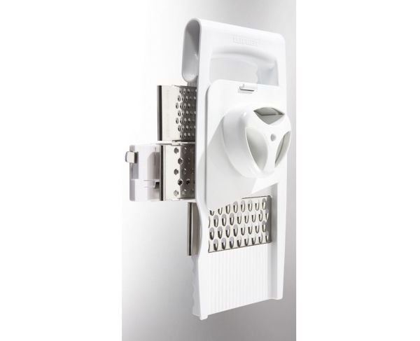 Leifheit 4 + 1 All-Purpose Grater, Valkoinen, Vaaka