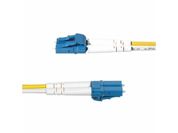 Startech 8m (26.2ft) LC to LC (UPC) OS2 Single Mode Duplex Fiber Optic Cable, 9/125µm, Laser Optimized, 10G, Bend Insensitive, Low Insertion Loss -...
