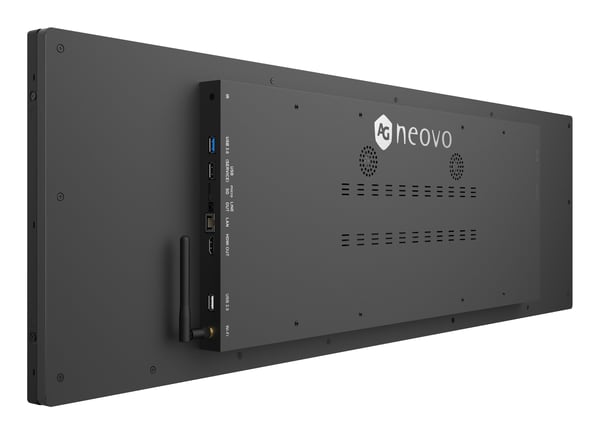 Neovo PB3701A - LED-skjerm - 37" - stasjonær - 1920 x 540 - IPS - 700 cd/m² - 1000:1 - 5 ms - HDMI - høyttalere