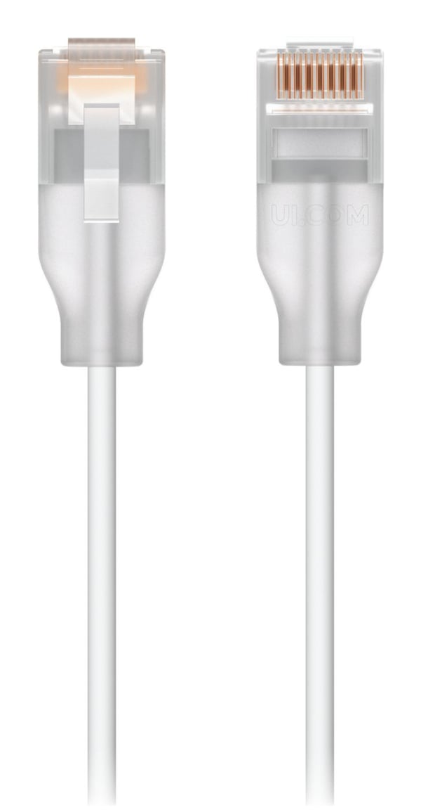 Ubiquiti - Etherlighting - Patchkabel - RJ-45 - 15cm - hvid