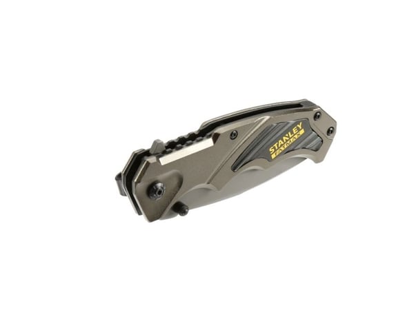 Stanley FMHT0-10311, Fällkniv med låsblad, Drop point, Rostfritt stål, Grå, 19 cm, 8 cm