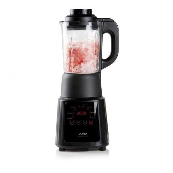 Domo DO726BL, Matlagingsblender, Pulsfunksjon, Isknusing, 900 W, Sort, Gjennomsiktig