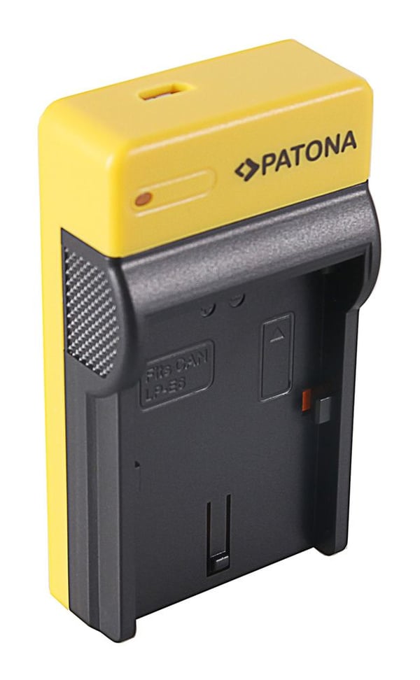 PATONA 151583, DC, Canon EOS 5D, 60D, 60Da, 6D, 7D, EOS70D, EOS-70D Mark II, Mark III, Musta, Keltainen, 8.4 V, 0,5 A, 1 A