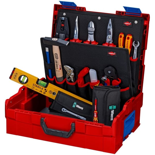 Knipex 00 21 19 LB E, Svart, Metallisk, Orange, Röd, 442 mm, 357 mm, 151 mm, 7,8 kg, 375 x 311 x 107 mm