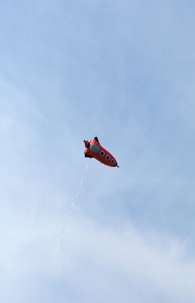 PartyDeco Rocket, Toy balloon, Assorterte farger, Rocket, 1150 mm, 440 mm, 50 stykker