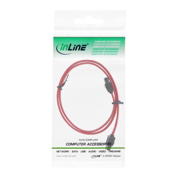 InLine 27707A, 0,7 m, Röd, 22 g, 100 mm, 140 mm, 15 mm