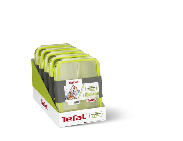 Tefal K31002, Lunsjbeholder, Voksen, Grønn, Gjennomsiktig, Tyskland, 1,2 l, 163 mm