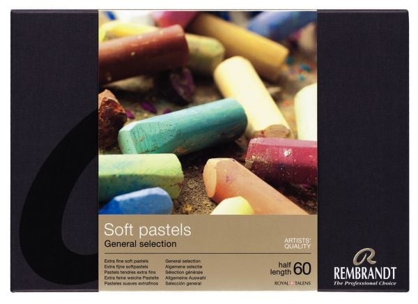 Rembrandt Soft pastelsett General Selection de Luxe | 60 half pastels