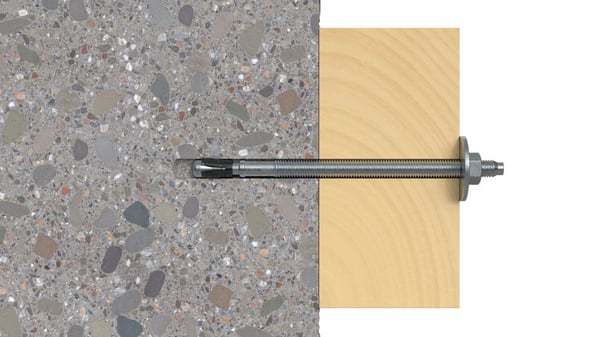 Fischer 564681, Murstein, Betong, Sinkbelagt stål, M10, 1 cm, 75 mm, 1 cm