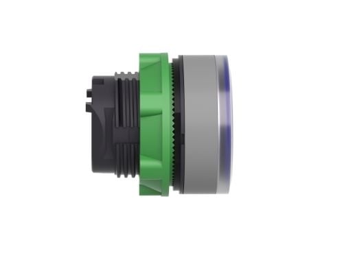 Schneider Electric ZB5, painike, harmaa, universaali LED, IP66, IK05, luokka II